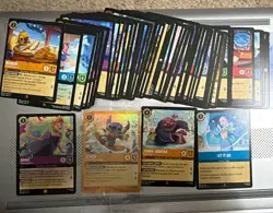 Disney Lorcana Winterspell bulk + sealed Stitch Promo - Image 1