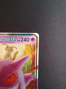 Pokemon TCG Gengar & Mimikyu GX SM-Team Up 53/181 TAG TEAM Ultra Rare Holo - Image 3