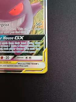 Pokemon TCG Gengar & Mimikyu GX SM-Team Up 53/181 TAG TEAM Ultra Rare Holo - Image 4