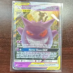 Gengar & Mimikyu GX 53/181 SM-Team Up TAG TEAM Holo Ultra Rare 240 HP EN - Image 1