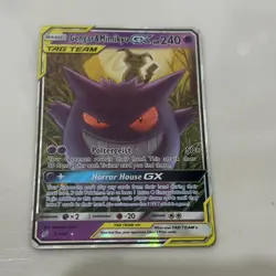 Gengar & Mimikyu GX TAG TEAM 53/181 SM Team Up Ultra Rare Full Art Holo - Image 1