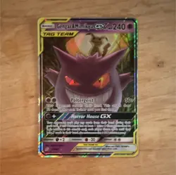 Pokemon Gengar & Mimikyu GX 53/181 SM-Team Up Holo Tag Team Ultra Rare 240 HP - Image 1