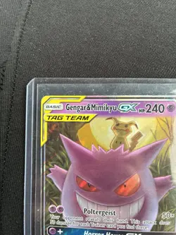 Gengar & Mimikyu GX 53/181 SM-Team Up TAG TEAM Holo Ultra Rare 240 HP EN 2019 - Image 3