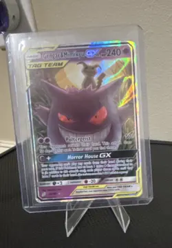 Gengar & Mimikyu GX 53/181 SM-Team Up TAG TEAM Ultra Rare Holo Eng 2019 - Image 1