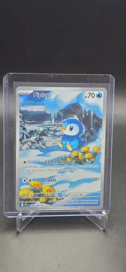 Piplup 098/094 Illustration Rare Phantasmal Flames Pokemon Holo Near Mint - Image 1