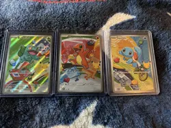 Pokemon TCG 2026 First Partners Holo 3-Card Lot Bulbasaur/Charmander/Squirtle - Image 1