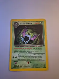 Pokemon TCG Dark Golbat Holo Card Team Rocket Series 7/82 LP/MP - Image 1