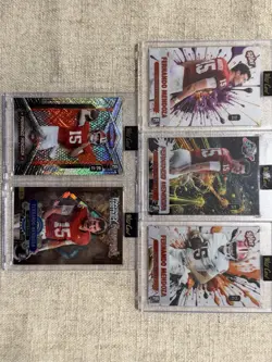 Fernando Mendoza 5 Card Lot 1/1 Galactic. Splat, Steampunk, Alumination. - Image 2