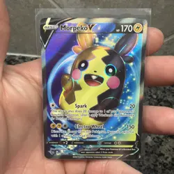 Pokemon TCG Morpeko v Sword & Shield Holo Full Art Ultra Rare Card 190/202 - Image 1