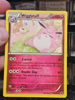 Pokemon Card Wigglytuff 66/124 XY Fates Collide Uncommon Fairy NM / LP - Image 1