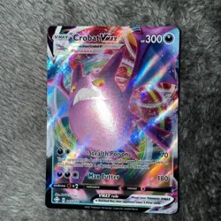 Pokemon Card Crobat VMAX 045/072 Shining Fates Ultra Rare - Image 1