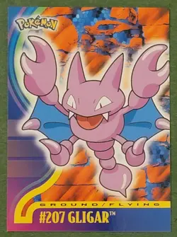 Gligar #207 Topps TV Animation Edition 2001 Pokemon Card - Image 1