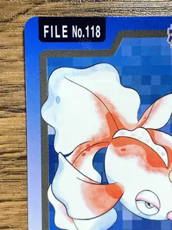 Pokemon Carddass Card Goldeen File No.118 Bandai Pocket Monsters 1997 - Image 3