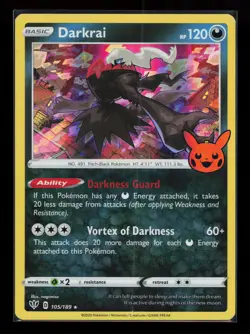 Darkrai 105/189 Promo Trick or Trade Pokemon Card - Image 1