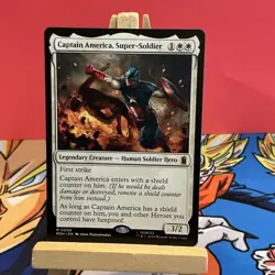 Captain America, Super-Soldier 0009 Reg Marvel Super Heroes Magic: The Gathering - Image 1