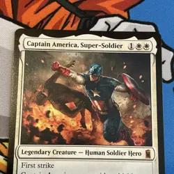 Captain America, Super-Soldier 0009 Reg Marvel Super Heroes Magic: The Gathering - Image 3