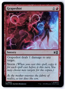 Grapeshot MSC 803 Magic: The Gathering Foil C NM - Image 1