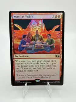 MTG: Wanda’s Vision - R0708 (Commander: Marvel Super Heroes 2026) Foil NM - Image 1