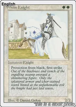EN White Knight 44 Revised Edition Uncommon LP - Image 1