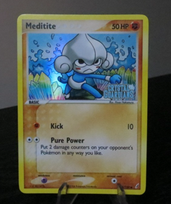 Pokemon Meditite Reverse Holo EX Crystal Guardians 56/100 NM - Image 2
