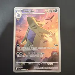 Tyranitar 222/193 Paldea Evolved Illustration Rare Holo Full Art English 2023 - Image 1