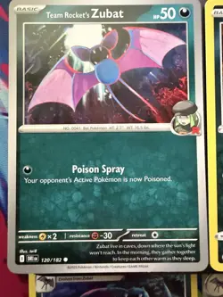 Pokemon TCG Zubat Golbat Crobat Lot (13) Holo Regular Various Sets NM Cards - Image 2