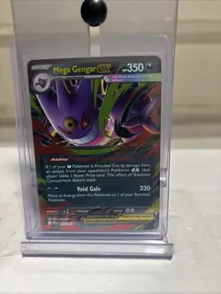 Me02: Phantasmal Flames Pokemon TCG Mega Gengar Ex 056/094 NM - Image 1