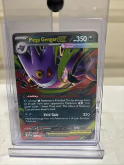 Me02: Phantasmal Flames Pokemon TCG Mega Gengar Ex 056/094 NM - Image 2