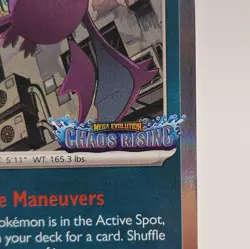Pokemon TCG Crobat 076 Chaos Rising Rare (STAMPED) Holo-NM - Image 3