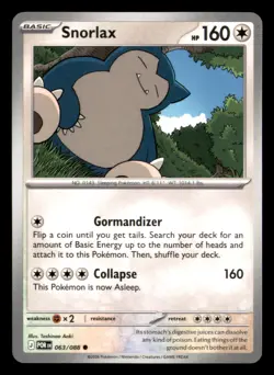 Snorlax 063/088 Common Perfect Order Pokemon Near Mint - Image 1