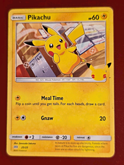 Pikachu McDonald's 25th Anniversary 2021 Holo Promo 25/25 ENG 60 HP - Image 1