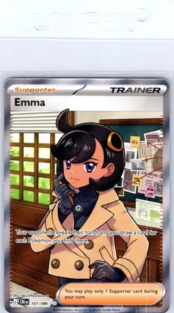 Emma 107/086 Ultra Rare Chaos Rising Pokemon Holo Near Mint - Image 1