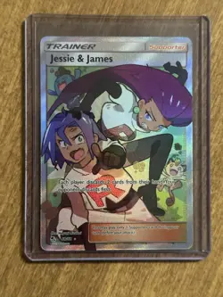 Pokemon TCG Jesse And James Full Art Trainer Card 68/68 Hidden Fates NM - Image 1