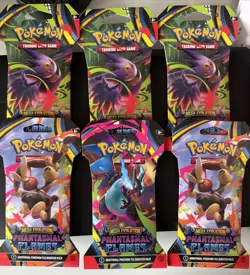 Pokemon TCG Mega Evolution Phantasmal Flames Booster Packs (6) Factory Sealed - Image 3