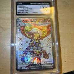 Toxtricity ex - 227/182 SV04: Paradox Rift - Pokemon CGC Gem Mint 10 - Image 1