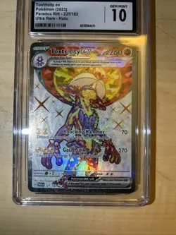 Toxtricity ex - 227/182 SV04: Paradox Rift - Pokemon CGC Gem Mint 10 - Image 2