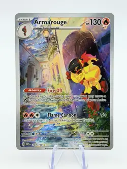 Pokemon Armarouge 203/198 Illustration Rare Scarlet & Violet SV1 Holo IR - Image 1