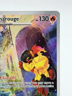 Pokemon Armarouge 203/198 Illustration Rare Scarlet & Violet SV1 Holo IR - Image 3