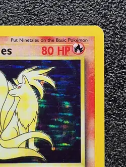 Pokemon Ninetales Base Set 12/102 Holo Rare 80 HP Stage 1 Pokemon TCG English - Image 4