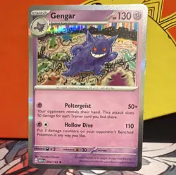 Pokemon TCG Sv 151 Gengar 094/165 Holo EN Rare 130 HP - Image 1