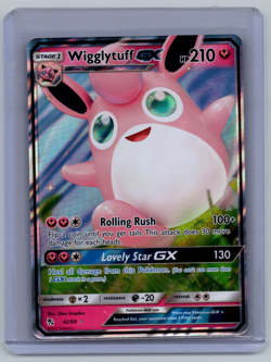 Wigglytuff GX 42/68 Ultra Rare Hidden Fates Pokemon - Image 1