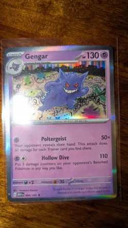 Gengar 151 Holo Pokemon TCG 094/165 Scarlet & Violet Rare - Image 1