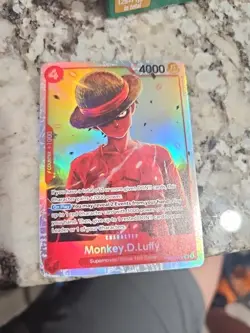 One Piece Monkey D. Luffy Card Game OP12-015 SR Legacy of the Master - Image 1