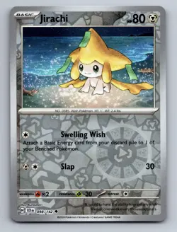 Jirachi 98/142 Uncommon Stellar Crown Pokemon Near Mint Reverse Holo - Image 1