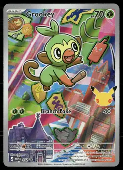 Grookey 052 Promo ME: Mega Evolution Promo Pokemon Holo Near Mint - Image 1