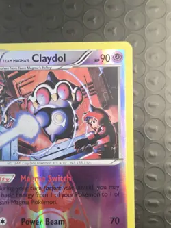 Team Magma's Claydol 11/34 Double Crisis Reverse Holo Rare Pokemon 2015 NM - Image 4