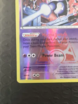 Team Magma's Claydol 11/34 Double Crisis Reverse Holo Rare Pokemon 2015 NM - Image 5