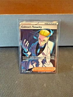 Pokemon TCG Shrouded Fable 087/064 Colress’s Tenacity Full Art NM / M - Image 1