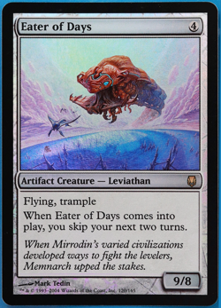 Eater of Days FOIL Darksteel MINT Artifact Rare MAGIC CARD (ID# 503554) ABUGames - Image 1
