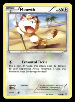 Meowth 53/83 Generations NM/M Pokemon - Image 1
